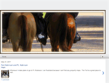 Tablet Screenshot of horsetrailriders.com
